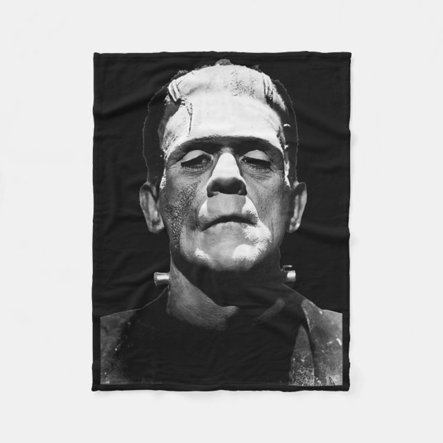 Halloween Monster Horror Movie Monster  Fleece Blanket (Front)