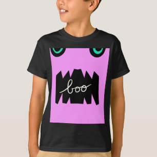 Halloween Monster Huge Teeth Boo T-Shirt
