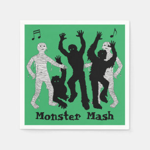 Halloween Monster Mash Dance Party Napkin