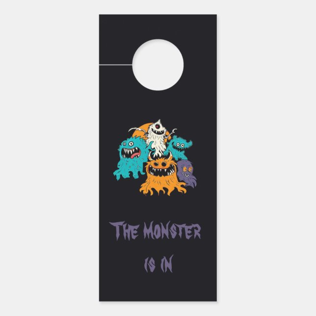 Halloween/Monster/October/Fall  Door Hanger (Front)