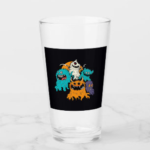 Halloween/Monster/October/Fall Glass