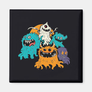 Halloween/Monster/October/Fall Magnet