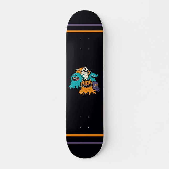 Halloween/Monster/October/Fall  Skateboard (Front)