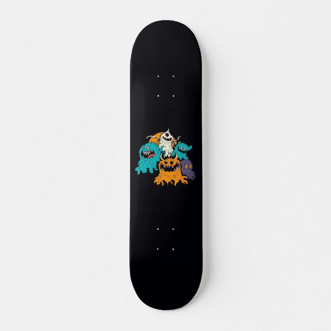 Halloween/Monster/October/Fall  Skateboard (Front)