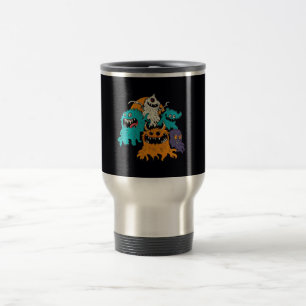 Halloween/Monster/October/Fall Travel Mug