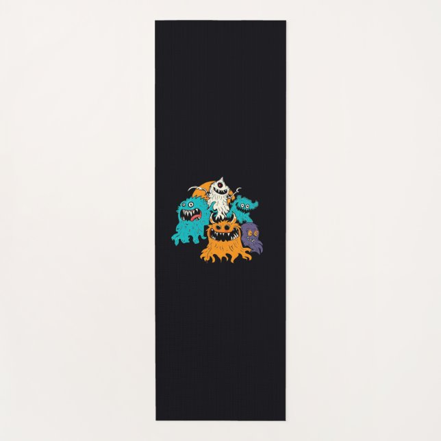 Halloween/Monster/October/Fall  Yoga Mat (Front)