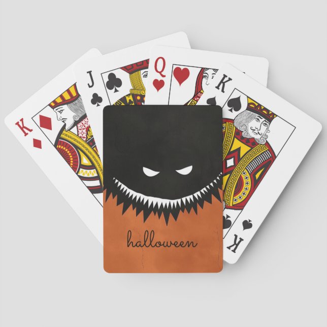 Halloween Monster Playing Cards (Back)