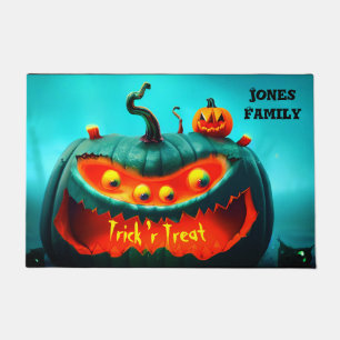 Halloween Monster Pumpkin Doormat