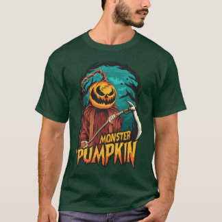 Halloween Monster Pumpkin girl T-Shirt
