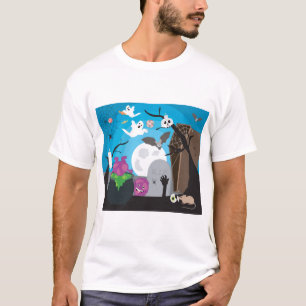 Halloween Monster Scene T-Shirt