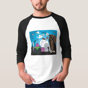 Halloween Monster Scene T-Shirt