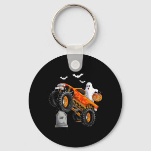 Halloween Monster Truck Costume Boys Spooky Ghost Key Ring