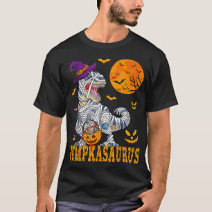 Halloween Monster Truck Mummy Dinosaur Pumpkin Tod T-Shirt