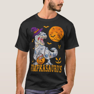 Halloween Monster Truck Mummy Dinosaur Pumpkin Tod T-Shirt