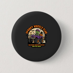 Halloween Monster Truck Night 6 Cm Round Badge