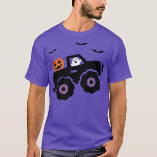 Halloween Monster Truck Shirt Boy's Kids Toddler