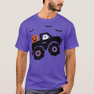 Halloween Monster Truck Shirt  Boy's Kids Toddler 