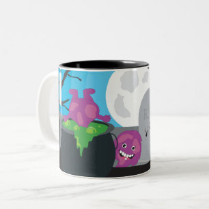 Halloween Monster  Two-Tone Coffee Mug