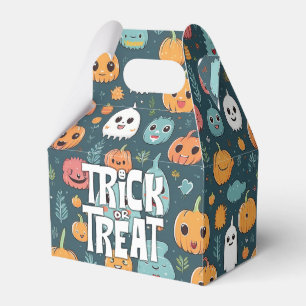 Halloween monsters favour box