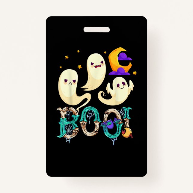 Halloween Monsters Horror November  36 ID Badge (Front)