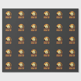 Halloween Monsters Mum of Skeleton Family Wrapping Paper