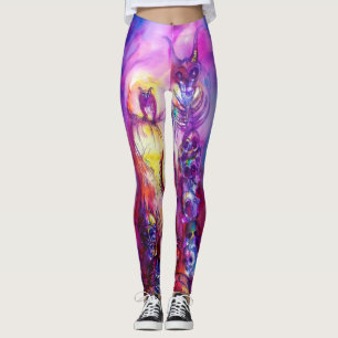 HALLOWEEN MONSTERS / ORC WAR Purple Leggings