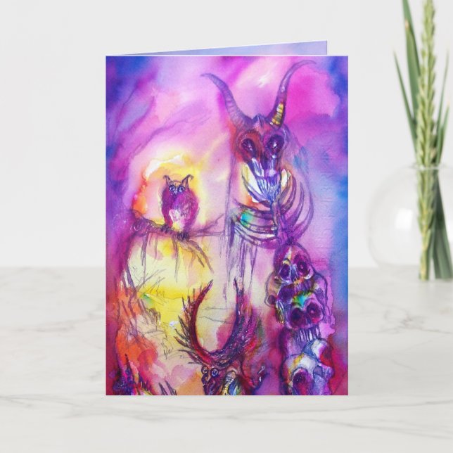 HALLOWEEN MONSTERS / ORK WAR Fantasy Card (Front)