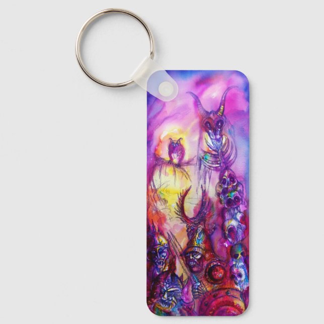 HALLOWEEN MONSTERS / ORK WAR Fantasy Key Ring (Front)