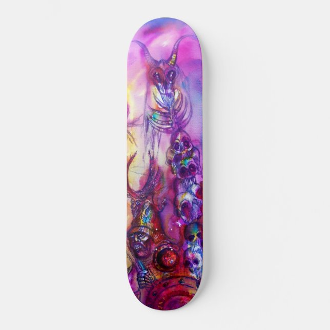 HALLOWEEN MONSTERS / ORK WAR Fantasy Skateboard (Front)