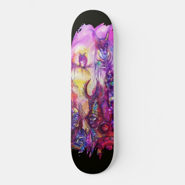 HALLOWEEN MONSTERS / ORK WAR Fantasy Skateboard (Front)