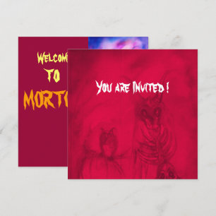 HALLOWEEN MONSTERS / ORK WAR INVITATION