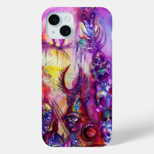 HALLOWEEN MONSTERS / ORK WAR Purple Fantasy iPhone 15 Mini Case
