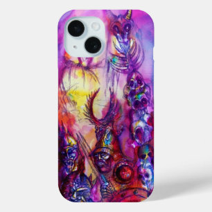 HALLOWEEN MONSTERS / ORK WAR Red Purple Fantasy iPhone 15 Case