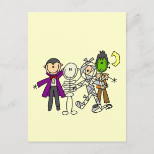 Halloween Monsters Tshirts and Gifts Postcard