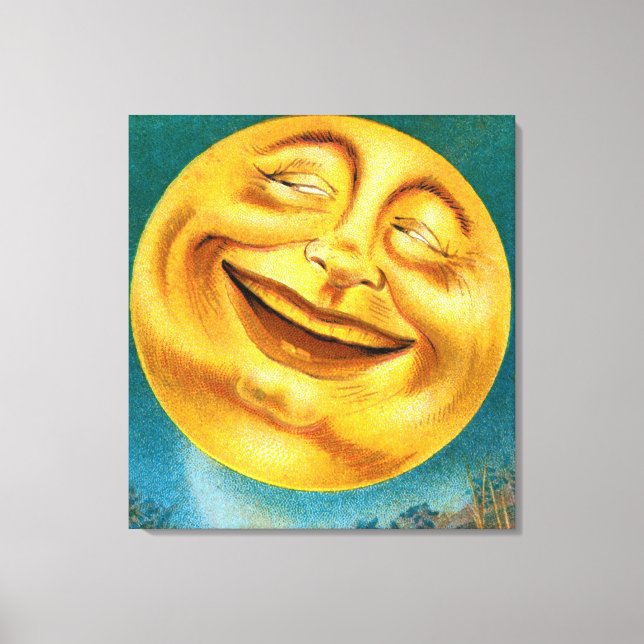 Halloween Moon Canvas Print (Front)