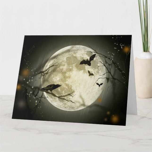 Halloween Moon Card (Front)