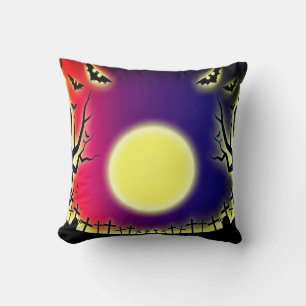 Halloween Moon Cushion