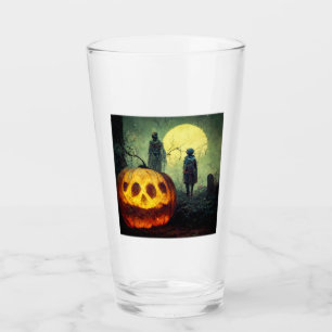 Halloween Moon Glass Tumbler 