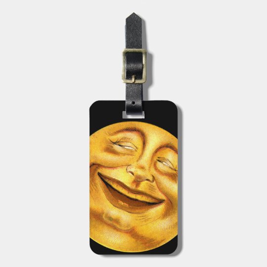 Halloween Moon Luggage Tag