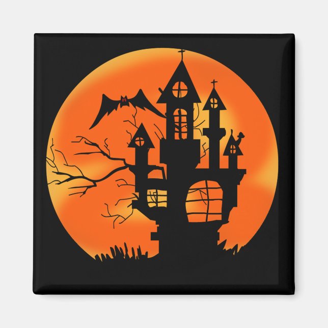 Halloween Moon Magnet (Front)
