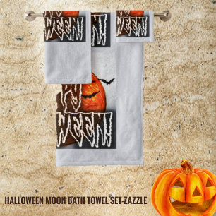 Halloween Moon -PG Bath Towel Set
