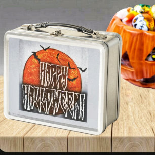 Halloween Moon-PG Metal Lunch Box