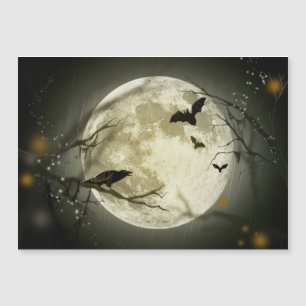 Halloween Moon Spooky Crows