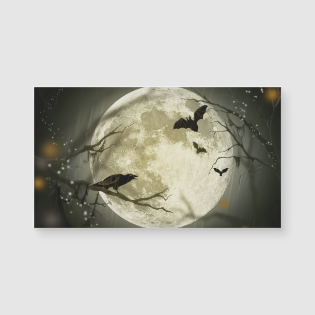 Halloween Moon Spooky Crows (Front)