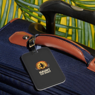 Halloween Moon Trickster Night Luggage Tag