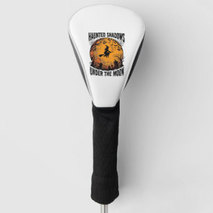 Halloween Moon Witch Vintage Spooky Night Shirt_1 Golf Head Cover