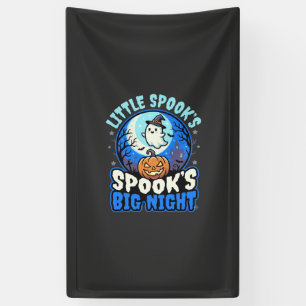 Halloween Moonlit Baby Ghost Banner