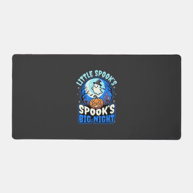 Halloween Moonlit Baby Ghost Desk Mat (Front)