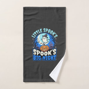Halloween Moonlit Baby Ghost Hand Towel