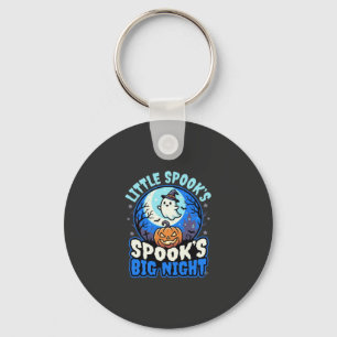 Halloween Moonlit Baby Ghost Key Ring